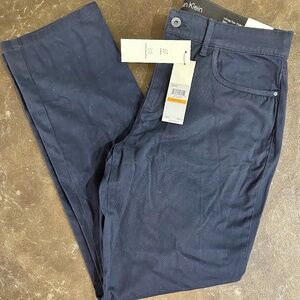 Men’s Calvin Klein Navy Blue Infinite Flex Waist Slim Classic Design, 33x30